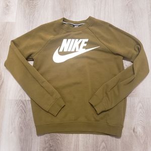 !NEW! Nike size XS Olive Green Crewneck